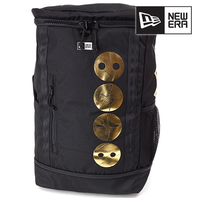 ニューエラ NEWERA リュック 岡本太郎 太陽の塔 ボックスパック Taro Okamoto 33L Box Pack （12860559 FW21） メンズ・レディース 鞄 バックパック デイパック スクールバッグ 通勤 通学 ブラック/ゴールド