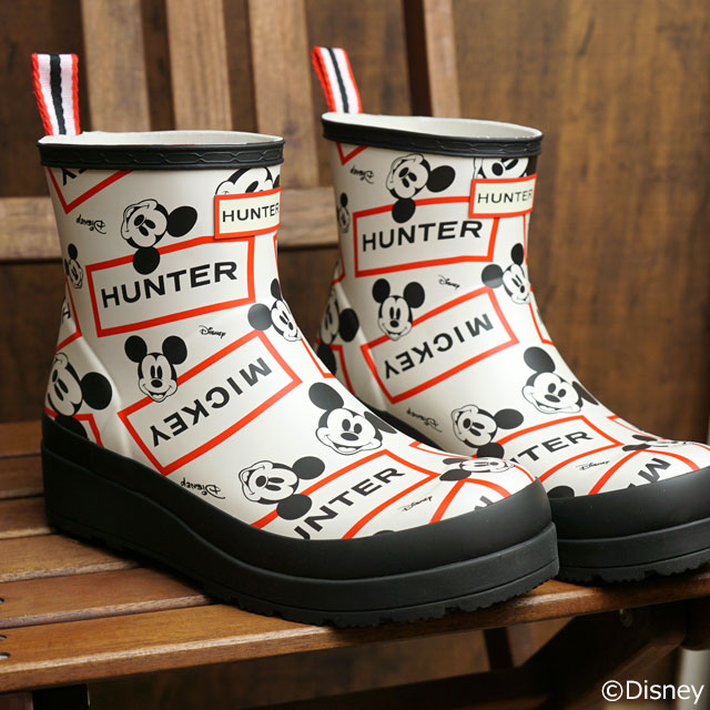 ֡ڸꥳܡۥϥ󥿡 HUNTER ǥ ץ쥤硼ȥ֡ ǥˡ ߥåޥץ W PLAY SHORT BOOT DISNEY PRNT WFS1024MKY FW21 С֡ Ĺ black  ۥ磻ȷϡפ򸫤