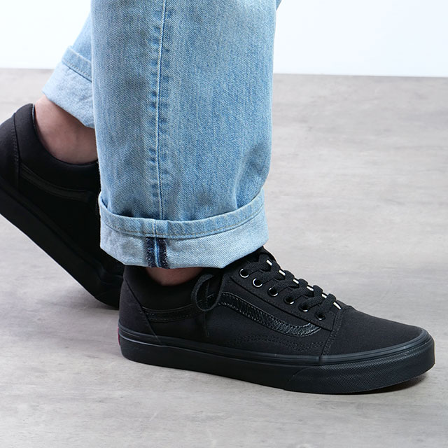 ヴァンズ VANS スニーカー オールドスクール OLD SKOOL （VN000D3HBKA FW21） メンズ・レディース バンズ 定番 ジャズ BLACK/BLACK ブ..