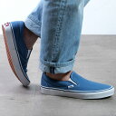 ヴァンズ VANS スニーカー クラシック スリップオン CLASSIC SLIP-ON （VN000EYENVY FW21） メンズ・レディース バンズ 定番 スリッポン NAVY ブルー系