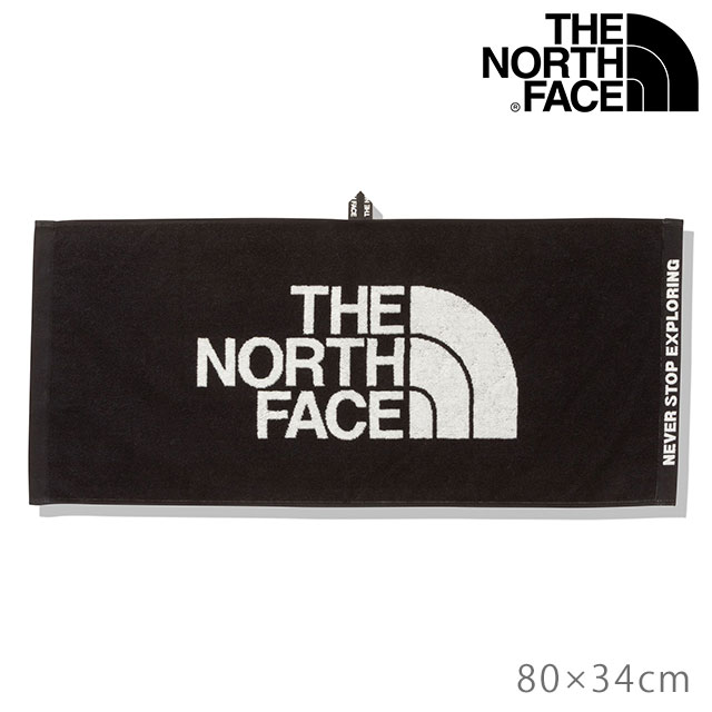 ノースフェイス タオル ザ ノースフェイス THE NORTH FACE コットンコンフォートタオルM （NN22101-K FW22） Comfort Cotton Towel M TNF アウトドア フェイスタオル スポーツタオル ブラック