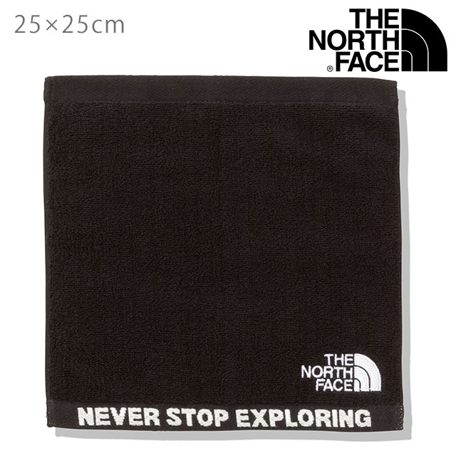 ノースフェイス タオル ザ ノースフェイス THE NORTH FACE コットンコンフォートタオルS （NN22102-K FW22） Comfort Cotton Towel S TNF アウトドア ハンドタオル ブラック【メール便可】