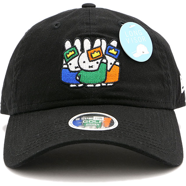 【コラボ】ニューエラ　ゴルフ NEWERA GOLF ゴルフキャップ ミッフィー （13327937 FW22） 9THIRTY MIFFY メンズ・レディース 帽子 CAP 黒 ブラック系のサムネイル