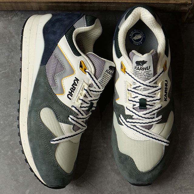 カルフ KARHU レディース スニーカー シンクロンクラシック （KH802670 FW22） Synchron Classic 靴 シューズ ガンメタル/ブライトホワイト