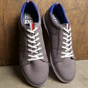 トミーヒルフィガー TOMMY HILFIGER メンズ スニーカー H2285ARLOW 1D （FM00596-039 FW22） キャンバスシューズ STEEL GREY 灰 グレー系【ts】