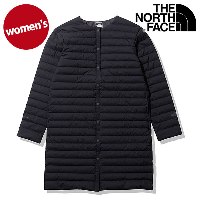 ザ ノースフェイス THE NORTH FACE レディース ウィンドストッパーゼファーシェルコート （NDW92263-K FW22） WS Zepher Shell Coat TNF アウトドア アウター ライトダウンコート ワンピース ブラック