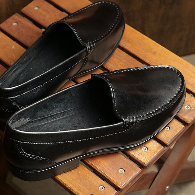 ロックポート ROCKPORT レザーシューズ クラシックローファー ライト ベネチアン （M76440W FW22） Classic Loafer Lite Venetian メンズ 革靴 ワイドワイズ ビジネス Black 黒 ブラック系