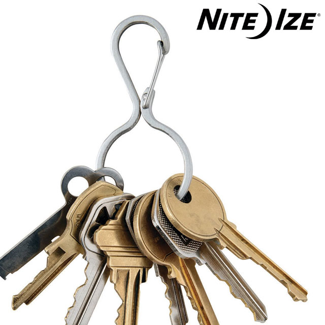 ナイトアイズ NITE IZE カラビナ インフィニキー （KIC-11-R3/NI02853 SS23） アウトドア キャンプ キーアクセサリー ステンレスシルバー【メール便可】
