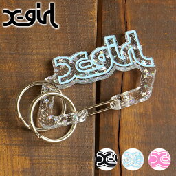 エックスガール X-girl レディース ミルズロゴカラビナ （105233054008 FW23） MILLS LOGO CARABINER XGIRL キーホルダー アクセサリー【メール便可】