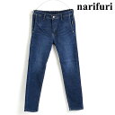 【コラボ】ナリフリ narifuri メンズ Lee リー サイクルスキニーデニムパンツ （NFLE-05） ボトムス 12oz ストレッチデニム ロングパンツ OLD BLUE