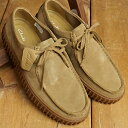 クラークス Clarks メンズ スニーカー トーヒルロー （26173471） Torhill Lo 靴 モカシン 厚底ソール DarkSand-Suede