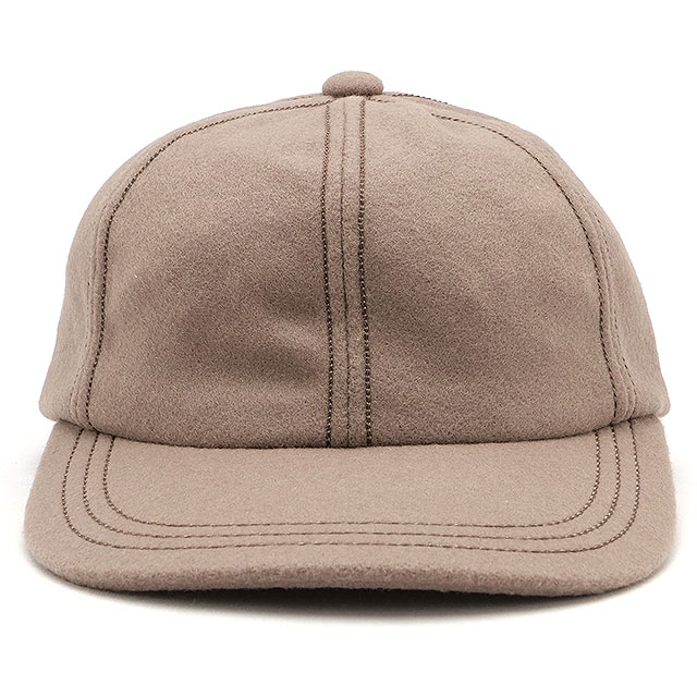 カシラ カシラ CA4LA ベースボールキャップ （ARA00090 FW23） CHAIN STITCH CAP メンズ・レディース 帽子 フリーサイズ BEG【ts】