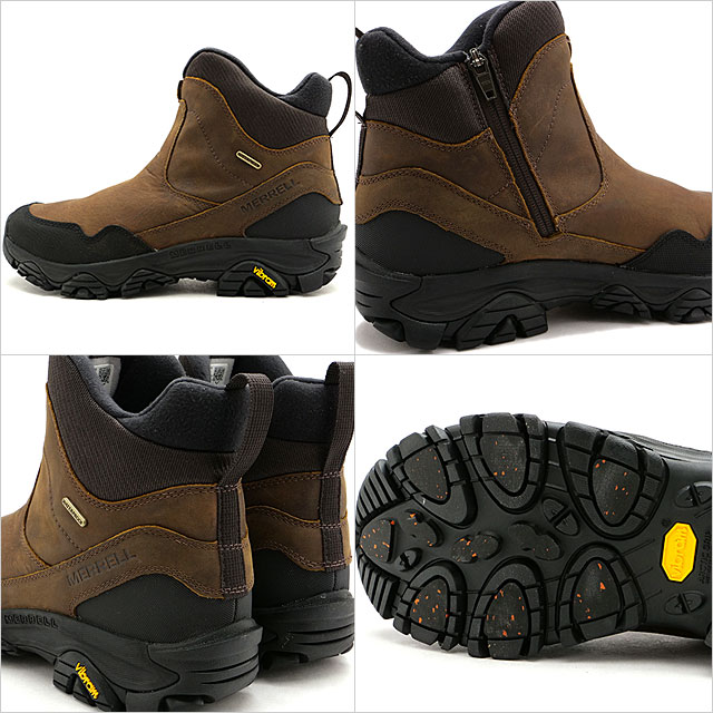 ���� MERRELL ��� �����󥿡��֡��� ������ɥѥå�3 ������ �ȡ��� ���å� �����������ץ롼�� [J037201 FW23] M COLDPACK 3 THERMO TALL ZIP WATERPROOF �ɴ��� ���Ρ��֡��� �ɿ塦�ɳ� ���ˡ����� EARTH �� �֥饦���