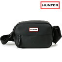 ハンター HUNTER オリジナル ラバーライズド ミニクロスボディ （UBX2234CPE-BLK FW23） ORIGINAL RUBBERISED MINI CROSSBODY メンズ・レディース 鞄 ショルダーバッグ ボディバッグ black