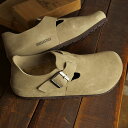 rPVgbN BIRKENSTOCK h XG[h i1010503/1010504 FW23j London Suede YEfB[X C RtH[gV[Y Taupe