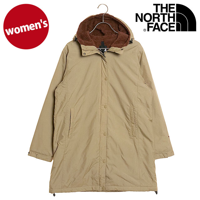 楽天SHOETIMEザ・ノース・フェイス THE NORTH FACE レディース コンパクトノマドコート （NPW72331-KC FW23） Compact Nomad Coat TNF アウトドア アウター マウンテンパーカー フリース ケルプタン/カプチーノ【ts】