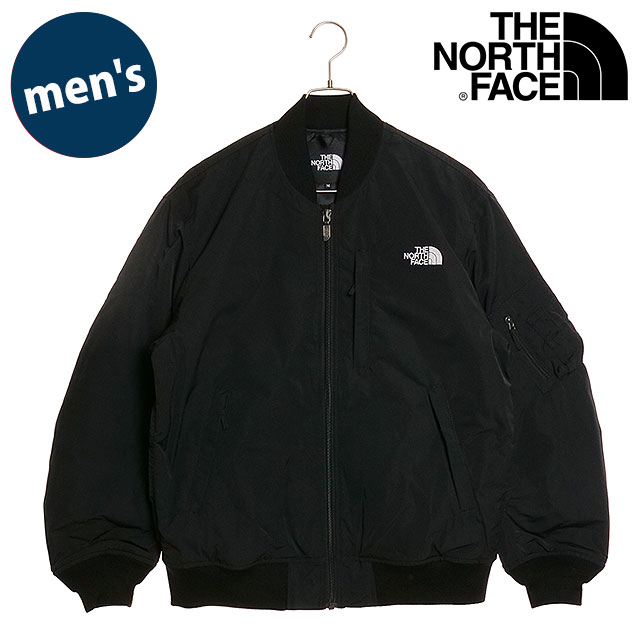 ザ・ノース・フェイス THE NORTH FACE メンズ インサレーションボンバージャケット （NY82334-K FW23） Insulation Bomber Jacket TNF アウトドア アウター 中綿ジャケット ブルゾン ブラック