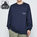 エクストララージ XLARGE メンズ オールドピックアップトラック ロングスリーブポケットTシャツ （101234011002 HO23） OLD PICK UP TR..