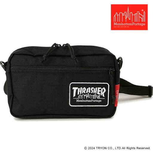 【6/30まで!最大100%ポイントバック!】マンハッタンポーテージ Manhattan Portage ジョガーバッグ スラッシャー (MP1404LEPTHRASHER FW24) Jogger Bag Embroidered Patch THRASHER メンズ・レディース 鞄 ショルダーバッグ コラボ Black 【6/30まで!最大100%ポイントバック!】マンハッタンポーテージ Manhattan Portage ジョガーバッグ スラッシャー (MP1404LEPTHRASHER FW24) Jogger Bag Embroidered Patch THRASHER メンズ・レディース 鞄 ショルダーバッグ コラボ Black