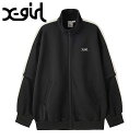 エックスガール X-girl ツーウェイ ジャージトラックジャケット (105243012006 FW24) 2WAY JERSEY TRACK JACKET ...