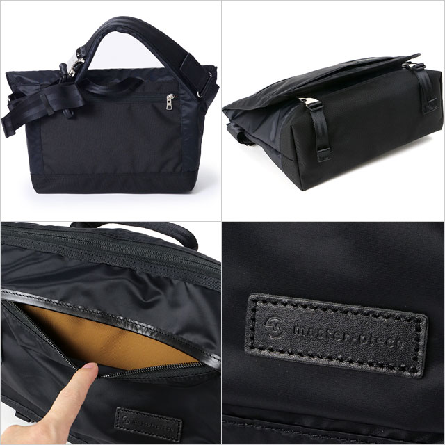 【最大100%ポイントバック】マスターピース master-piece メッセンジャーバッグ [02121-v2 FW24] 8L Lightning MESSENGER BAG メンズ・レディース 鞄 日本製 ショルダーバッグ BLACK