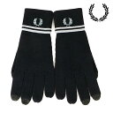 【5/31まで!最大100%ポイントバック!】フレッドペリー FRED PERRY 手袋 ツインティップドメリノウールグローブ (C9151-L51 FW24)...
