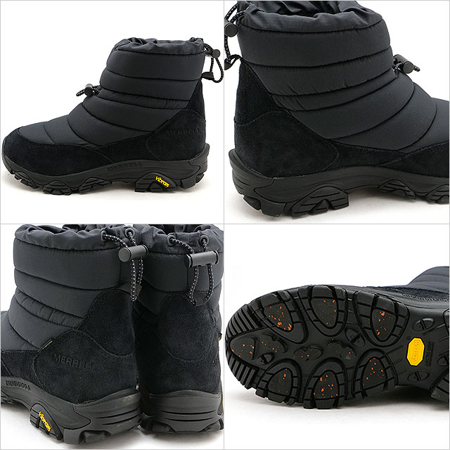 �ں���100%�ݥ���ȥХå��ۥ��� MERRELL �֡��� ������ɥѥå�3 ���� ������ �ȡ��� �����������ץ롼�� [J5006763 FW24] U COLDPACK 3 ZERO THERMO TALL WP ��󥺡���ǥ����� �� ���Ρ��֡��� �ɿ��ɳ� BLACK