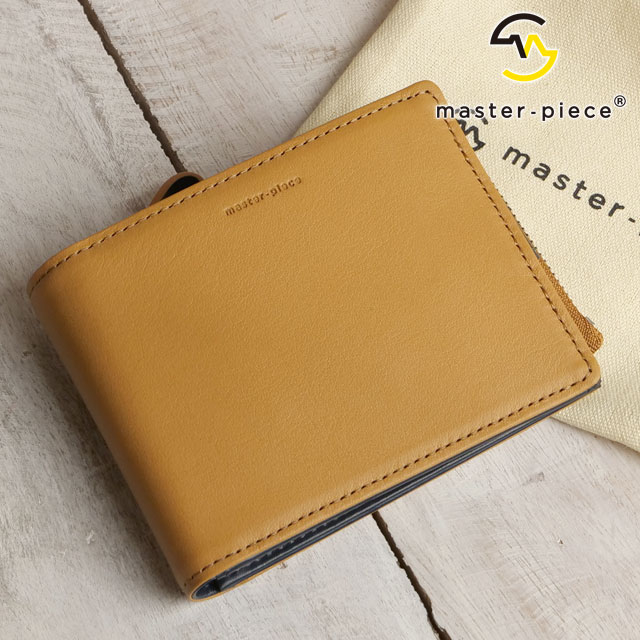 【7/31まで！最大100％ポイントバック！】マスターピース master-piece 2フォールドウォレット （223162 FW24） Refine 2-FOLD WALLET メンズ・レディース 鞄 日本製 二つ折り財布 CAMEL