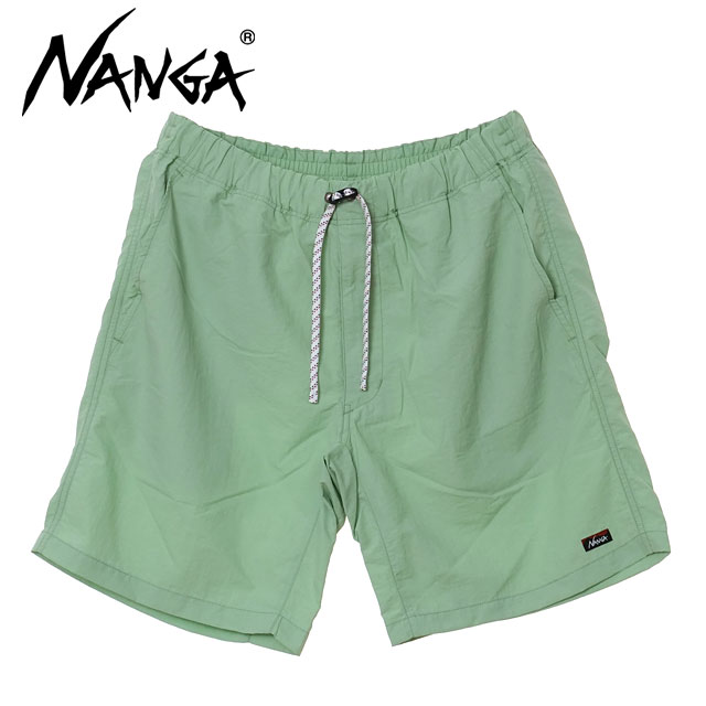 樂天商城 - 【30%OFF/SALE】【ラスト1着】NANGA ナンガ ナイロンタッサー イージーショーツ [NW2321-1I512 SS25] NYLON TUSSER EASY SHORTS メンズ ボトムス ショートパンツ L.GRN 【メール便可】 正規取扱店【ts】【e】