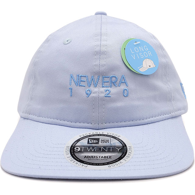樂天商城 - 【30%OFF/SALE】ニューエラ キャップ NEW ERA CAP ロングバイザー [14388711 SS25] 9TWENTY Long Visor メンズ・レディース 帽子 サイズ調整可能 ライトブルー 正規取扱店【ts】【e】