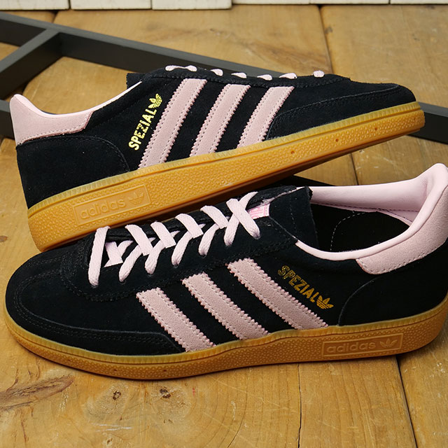 アディダス オリジナルス adidas Originals スニーカー ハンドボール スペツィアル ウィメンズ [NIS86/IE5897 FW25] HANDBALL SPEZIAL W レディース 靴 シューズ コアブラック/クリアピンク/ガム 正規取扱店