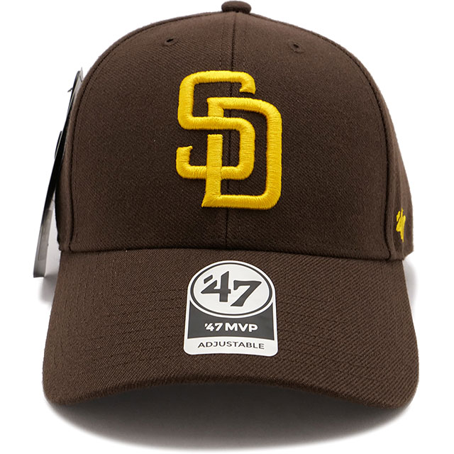 樂天商城 - フォーティーセブン '47 キャップ エムブイピー サンディエゴ・パドレス [14751274] '47 MVP PADRES メンズ・レディース 帽子 MLB サイズ調整可能 BROWN 正規取扱店