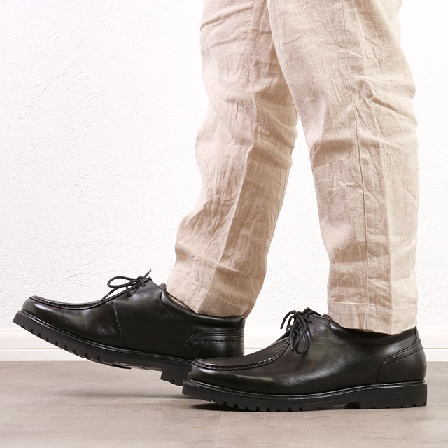 樂天商城 - 【40%OFF/SALE】ROCKPORT ロックポート レザーシューズ マキシマム [RMF-B25S28W SS25] MAXIM メンズ 革靴 ワイドワイズ チロリアンシューズ モカシン BLACK 正規取扱店【ts】【e】