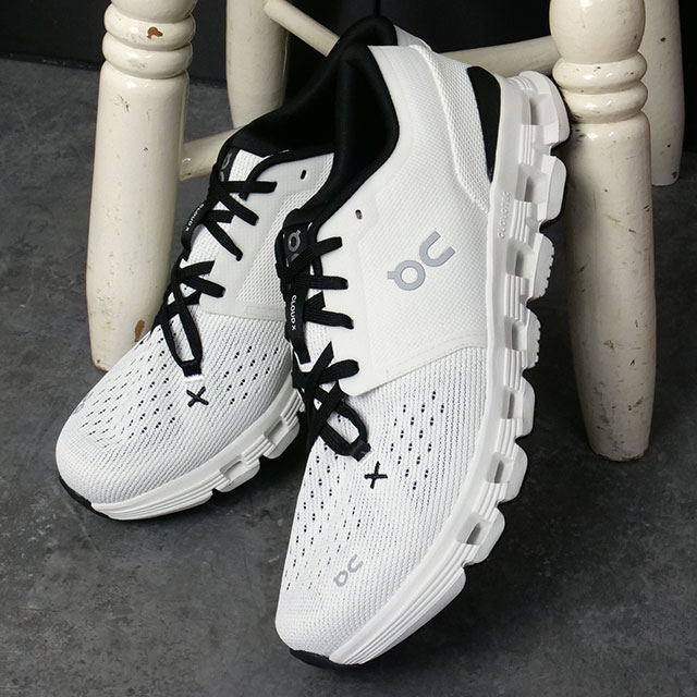 樂天商城 - On オン スニーカー クラウド エックス 4 ウィメンズ [3WE30070791 FW25] Cloud X 4 W レディース 女性用 靴 ジム トレーニングシューズ Ivory/Black 正規取扱店