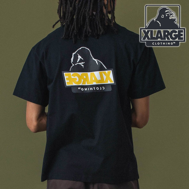 樂天商城 - 【最大100%ポイントバック】XLARGE エクストララージ バックサイドOG ショートスリーブTシャツ [101253011002 FW25] BACKSIDE OG S/S TEE メンズ トップス 半袖 BLACK 【メール便可】 正規取扱店