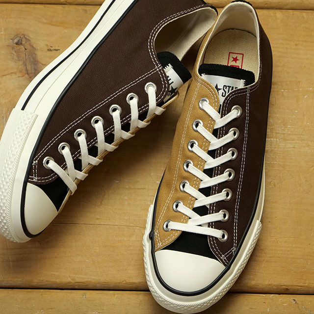 コンバース CONVERSE スニーカー キャンバス オールスター J ローカット [31315480 FW25] CANVAS ALL STAR J OX メンズ・レディース 靴 シューズ 日本製 DARK-BROWN/BLACK/BROWN 正規取扱店