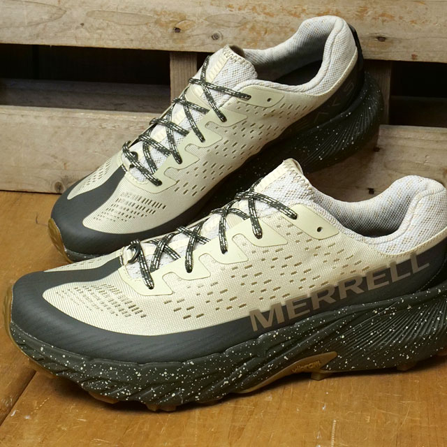 【最大100%ポイントバック!】メレル MERRELL スニーカー アジリティー ピーク5 [J068697 FW25] M AGILITY PEAK 5. メンズ 靴 トレイルランニングシューズ ビブラムソール STUCCO/BELUGA 正規取扱店
