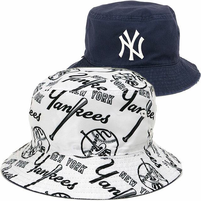【最大100%ポイントバック!】ニューエラ NEW ERA リバーシブル バケットハット リーグ ニューヨーク・ヤンキース [14667763 FW25] BUCKET-01 RV LEAGUE NEYYAN メンズ・レディース 帽子 ナイトシフトネイビー/マルチ 【メール便可】 正規取扱店