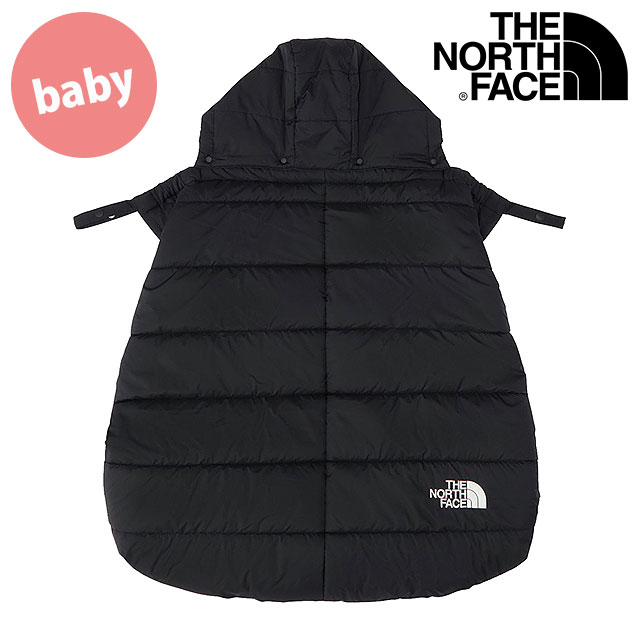 ザ・ノース・フェイス THE NORTH FACE ベビーシェルブランケット [NNB72501-K FW25] Baby Shell Blanket 男の子・女の子 TNF アウトドア ベビー用品 2WAY 中綿入り 抱っこ紐 ベビーカー装着可 ブラック 正規取扱店