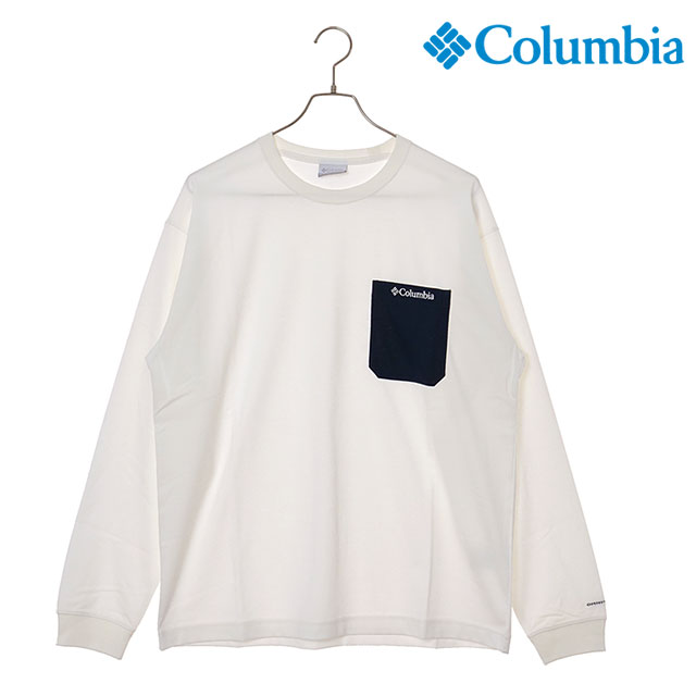 【在庫限り】コロンビア Columbia ヤングストリートロングスリーブクルー [PM0898-125 FW25] Yonge Street Long Sleeve Crew メンズ トップス カットソー 長袖Tシャツ 速乾 アウトドア Sea-Salt 【メール便可】 正規取扱店【ts】