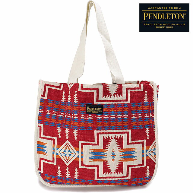 樂天商城 - 【30%OFF/SALE】PENDLETON ペンドルトン ジャガードトート [PDT-000-253038 FW25] JAQUARD TOTE メンズ・レディース 鞄 トートバッグ 肩掛け RED 正規取扱店【ts】【e】