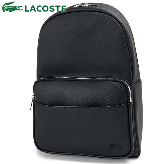 【美品】Lacoste ブラック リュック LACOSTE 「LACOSTE」 リュック FREE ブラック レディース