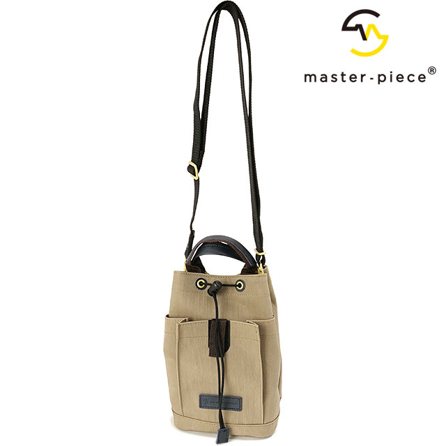 樂天商城 - 【最大100%ポイントバック】master-piece マスターピース ドローストリングショルダー [02356-v2 FW25] link DRAWSTRING SHOULDER メンズ・レディース 鞄 ショルダーバッグ 日本製 BEIGE 正規取扱店