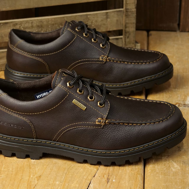【30％OFF／SALE】ロックポート ROCKPORT スニーカー メンズ ウェザーオアノット モック オックスフォード [RPI-CJ5624W] WEATHER OR NOT MOC OXFORD 革靴 カジュアルシューズ 防水レザー ワイドワイズ CHOCOLATE 正規取扱店【ts】【e】