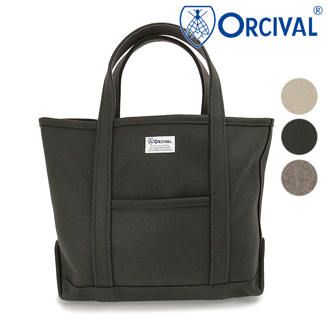 樂天商城 - ORCIVAL オーシバル ヘビーメルトン トートバッグ ミディアム [OR-H0240-HML FW25] HEAVY MELTON TOTE BAG MEDIUM 日本製 メンズ・レディース 鞄 メルトントート 中サイズ ウール 正規取扱店