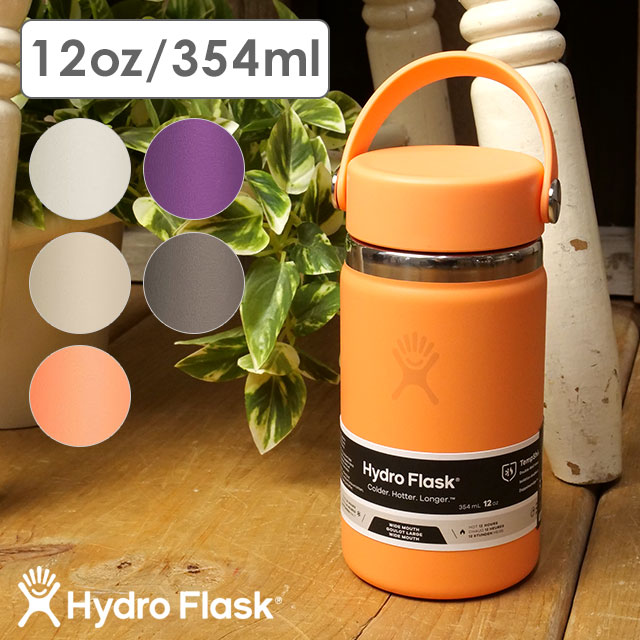 樂天商城 - 【最大100%ポイントバック】Hydro Flask ハイドロフラスク ハイドレーション ワイドマウス 354ml [8900140 FW25] HYDRATION 12oz WIDE MOUTH メンズ・レディース ステンレスボトル 水筒 直飲み 保温 保冷 アウトドア オフィス ジム ハワイ 正規取扱店