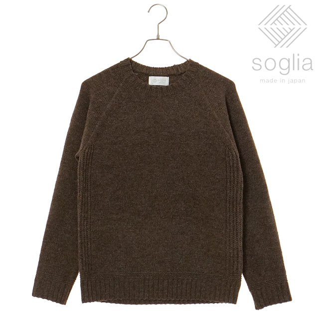 ꥢ Soglia ɥΥ  [FW25] LANDNOAH Sweater 󥺡ǥ ȥåץ 롼ͥå ˥å  Brow...