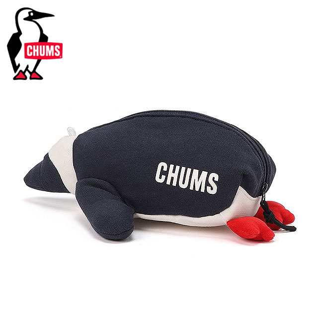 チャムス CHUMS ライイングブービーポーチ [CH60-3953 FW25] Lying Booby Pouch メンズ・レディース 文具 ペンケース アクセサリーポーチ Red 正規取扱店