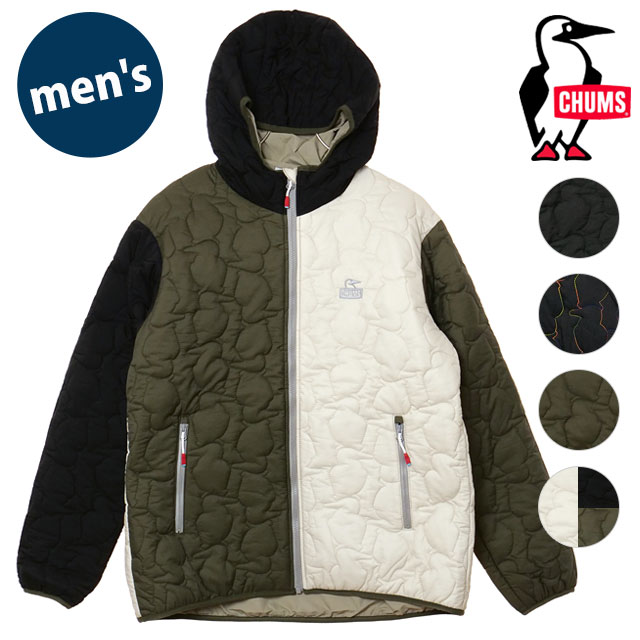楽天Shoetime アウトフィットストア【最大100％ポイントバック!】チャムス CHUMS ブービーステッチパデッドパーカー [CH04-1468 FW25] M Booby Stitch Padded Parka メンズ アウター キルティングジャケット アウトドア 正規取扱店