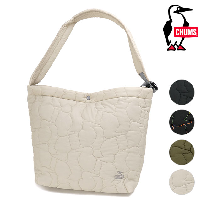 チャムス CHUMS ブービーステッチショルダーバッグ [CH60-4041 FW25] 14L Booby Stitch Shoulder Bag メンズ・レディース 鞄 キルティングバッグ ワンショルダー 正規取扱店(4.0)